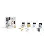Set encres de couleurs tons 4 x 14ml, Noir / Blanc / Or, Winsor & Newton