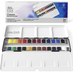 Boîte aquarelle 24 couleurs, Cotmann, Winsor & Newton