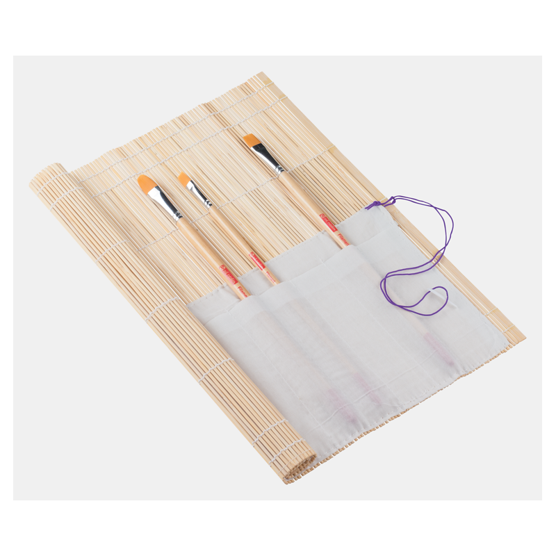 Pochette range-pinceaux bamboo mat, Art Création