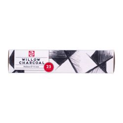 Fusains - boîte de 25 bâtons diam. 5-6 mm, Talens