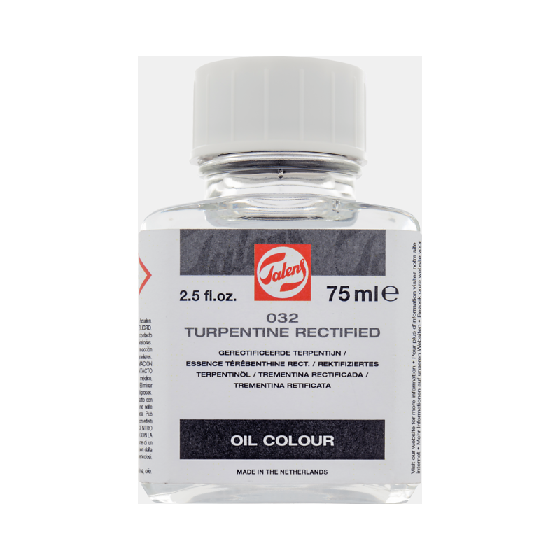 Essence de térébenthine rectifiée 75ml, Série 032, Talens Essence de térébenthine rectifiée 75ml, Série 032, Talens