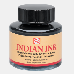 Encre de Chine noire 30ml, Talens