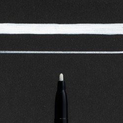 Feutre F blanc, Pen-Touch, Sakura