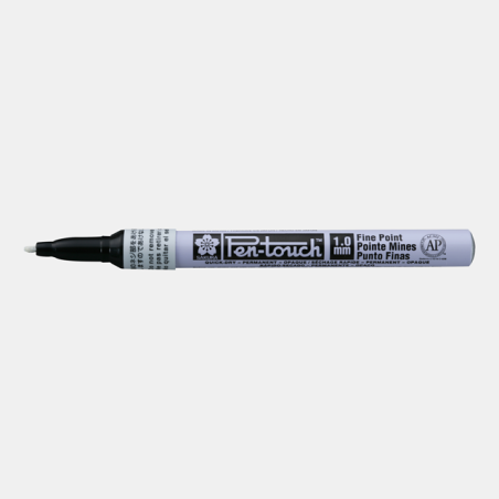 Feutre F blanc, Pen-Touch, Sakura