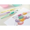 Set 4 pinceaux T 4-8-10-12, Soft-Touch Pastel, Faber Castell