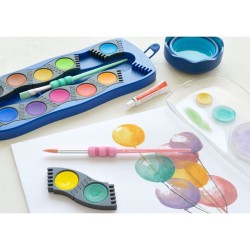 Set 4 pinceaux T 4-8-10-12, Soft-Touch Pastel, Faber Castell