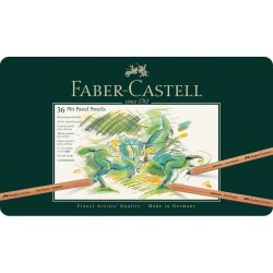 Boîte 36 pastels, Pitt  , Faber Castell