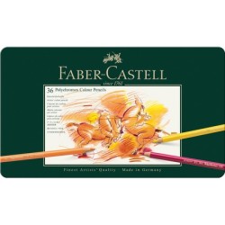 Boîte 36 crayons, Polychromos, Faber Castell