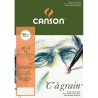 Papier 180gr A4 bloc 30 feuilles, C à Grain, Canson