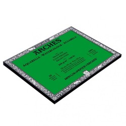 Papier aquarelle 300gr cotton grain fin 23 x 31 cm bloc 20 feuilles