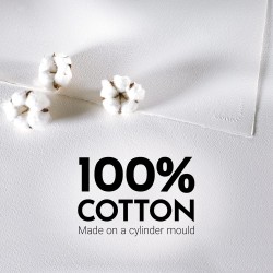Papier aquarelle 300gr cotton torchon 31 x 41 cm bloc 20 feuilles
