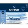 Papier aquarelle 300gr 30 x 40 cm bloc 12 feuilles Montval