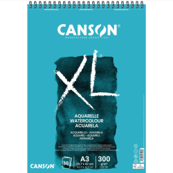 Papier aquarelle 300gr grain moyen A3 bloc 30 feuilles XL