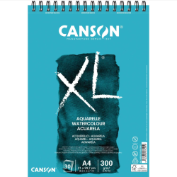 Papier aquarelle 300gr grain moyen A4 bloc 30 feuilles XL