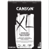 Papier noir 150gr A3 bloc 40 feuilles XL