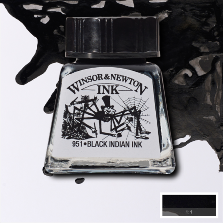 Encre de Chine noire 14ml